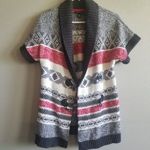 Tommy Hilfiger Short Sleeve Sweater Cardigan